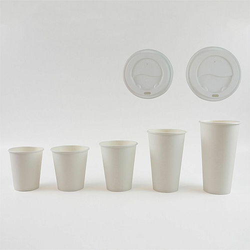 Genuine Joe 12 oz Disposable Hot Cups 12 fl oz - White - Polyurethane - Hot Drink, Beverage - 50/Pack - 5 / Bundle (GJO19047BD)