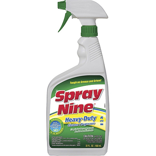 Permatex Heavy-Duty Cleaner/Degreaser w/Disinfectant 22 fl oz (0.7 quart) - Disinfectant - Clear Bottle - 6 / Bundle (26825BD)