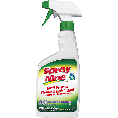 Permatex Heavy-Duty Cleaner/Degreaser w/Disinfectant 22 fl oz (0.7 quart) - Disinfectant - Clear Bottle - 6 / Bundle (26825BD)
