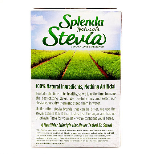 Splenda Naturals Stevia Sweetener Stevia Flavor - Natural Sweetener - 140/Box (00232)
