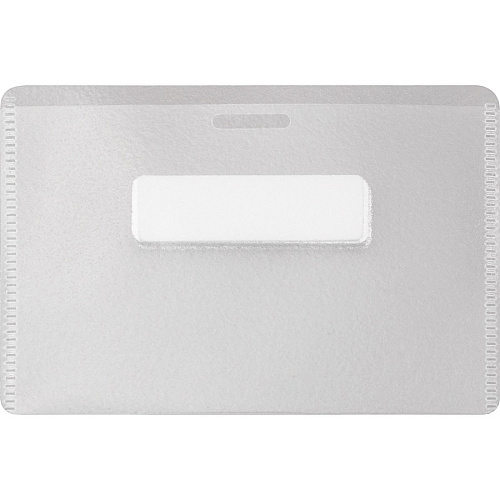 Advantus DIY Magnetic Name Badge Kit Horizontal - 3.8" Width x 2.5" Depth - Plastic - White, Clear - Magnetic - 20 / Pack (97033)