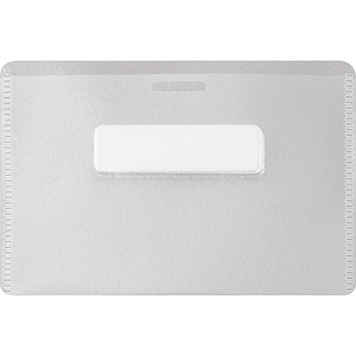Advantus DIY Magnetic Name Badge Kit Horizontal - 3.8" Width x 2.5" Depth - Plastic - White, Clear - Magnetic - 20 / Pack (97033)