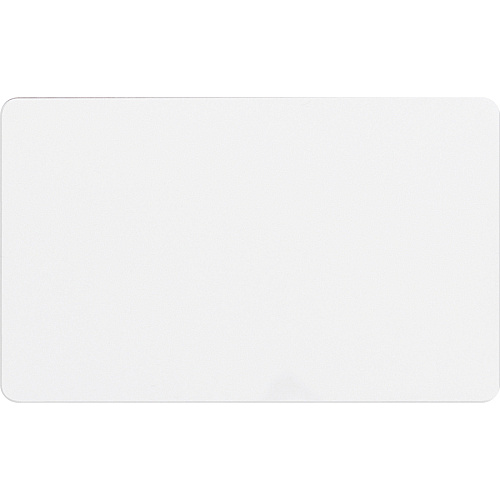 Advantus Blank PVC ID Cards Printable - 2.13" x 3.38" Length - White - Polyvinyl Chloride (PVC) - 100 Pack (97034)