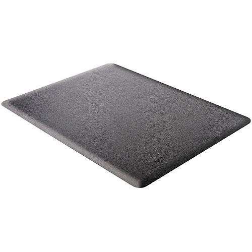 Deflecto Ergonomic Sit-Stand Chair Mat for Multi-surface Workstation - 60" Length x 46" Width x 0.800" Depth - Rectangular - Foam - Black - 1 Each (CM24442FBKSS)