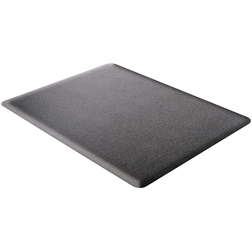Deflecto Ergonomic Sit-Stand Chair Mat for Multi-surface Workstation - 60" Length x 46" Width x 0.800" Depth - Rectangular - Foam - Black - 1 Each (CM24442FBKSS)