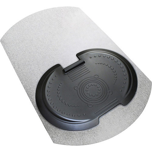 Floortex AFS-TEX&reg; 5000 S2S "Sit to Stand" Solution for Carpets 62" Length x 38" Width x 0.085" Depth x 0.085" Thickness - Rectangular - Polyurethane, Polycarbonate - Black - 1 Each (FCA11S)