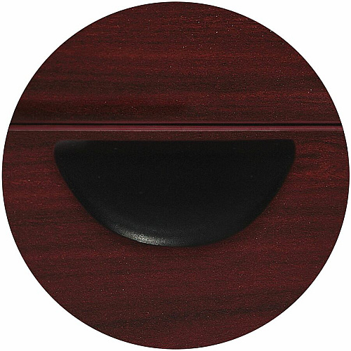 Lorell Prominence 2.0 3/4 Double-Pedestal Desk 1" Thickness Top, 29" Height x 60" Width x 30" Depth - Total Drawer(s): 2 - Double Pedestal on Left/Right Side - Band Edge - Material: Particleboard - Finish: Mahogany Laminate, Thermofused M (LLRPD3060QDPMY)