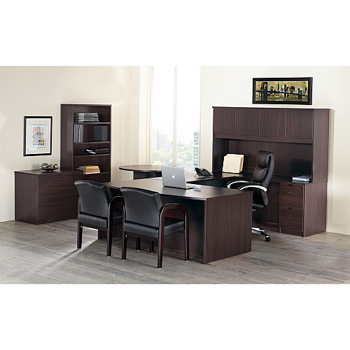 Lorell Prominence 2.0 Hutch 39" Height x 66" Width x 16" Depth - 4 Door(s) - Material: Particleboard - Finish: Laminate (LLRPH6639ES)