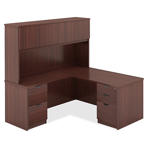 Lorell Prominence 2.0 Hutch 39" Height x 72" Width x 16" Depth - 4 Door(s) - Material: Particleboard - Finish: Laminate (LLRPH7239MY)