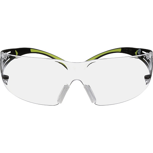 3M SecureFit 400-Series Protective Eyewear Ultraviolet Protection - Black - Clear Lens - Anti-fog, Lightweight, Nose Bridge, Frameless, Adjustable Nose-piece, Comfortable, Adjustable Temple, Self Adjustable Strap - 1 Each (SF401AF)