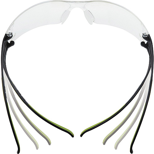 3M SecureFit 400-Series Protective Eyewear Ultraviolet Protection - Black - Clear Lens - Anti-fog, Lightweight, Nose Bridge, Frameless, Adjustable Nose-piece, Comfortable, Adjustable Temple, Self Adjustable Strap - 1 Each (SF401AF)