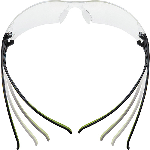 3M SecureFit 400-Series Protective Eyewear Ultraviolet Protection - Black - Clear Lens - Anti-fog, Lightweight, Nose Bridge, Frameless, Adjustable Nose-piece, Comfortable, Adjustable Temple, Self Adjustable Strap - 1 Each (SF401AF)