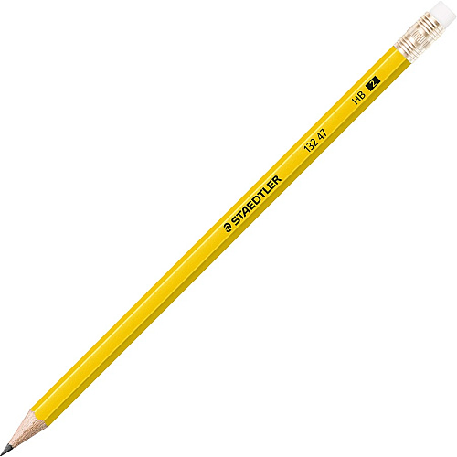 Staedtler No. 2 Woodcased Pencils - FSC 100% 2HB - Yellow Wood Barrel - 144 / Box (13247C144ATH)