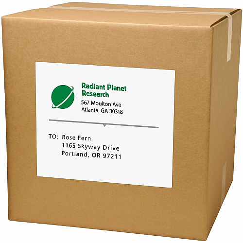 Avery&reg; Shipping Address Labels, Full Sheet Labels, Permanent, 500 Labels x 8 1/2" Width x 11" Length - Full Sheet - Permanent Adhesive - Laser - Matte - White - Paper - Permanent Adhesive, Stick & Stay, Jam-free, Smudge Resistant, Customizable (91200)