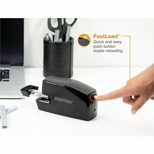 Bostitch 20-sheet Electric Stapler Staples Upto 20 Sheet - Holds Upto 105 Staple - Half Strip - 4 x AA - Black - 1 Each (MDS20)