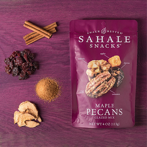 Sahale Snacks Glazed Pecans Snack Mix Gluten-free, Individually Wrapped, Non-GMO, No Artificial Color, No Artificial Flavor, Preservative-free - Assorted - 1.50 oz - 18 / Carton (900018)