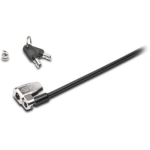 Kensington ClickSafe 2.0 Keyed Laptop Lock 6 ft Cable - Keyed Lock - Black - Carbon Steel - For Notebook (64435)
