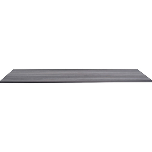 Lorell Relevance Series Charcoal Laminate Office Furniture 71.6" Width x 29.5" Depth x 1" Thickness Table Top - Straight Edge - Finish: Weathered Charcoal, Laminate (LLR16198)