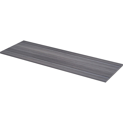 Lorell Relevance Series Tabletop 71.6" Width x 24" Depth x 1" Thickness Table Top - Straight Edge - Finish: Charcoal, Laminate (LLR16199)