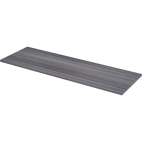 Lorell Relevance Series Tabletop 71.6" Width x 24" Depth x 1" Thickness Table Top - Straight Edge - Finish: Charcoal, Laminate (LLR16199)