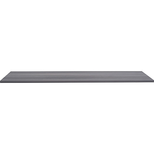Lorell Relevance Series Tabletop 71.6" Width x 24" Depth x 1" Thickness Table Top - Straight Edge - Finish: Charcoal, Laminate (LLR16199)