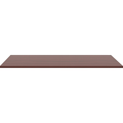 Lorell Relevance Series Tabletop 59.9" Width x 29.5" Depth x 1" Thickness Table Top - Straight Edge - Finish: Mahogany, Laminate (LLR16200)