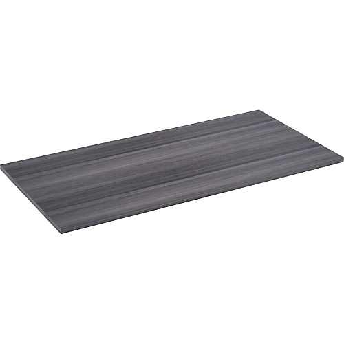 Lorell Relevance Series Charcoal Laminate Office Furniture 59.9" Width x 29.5" Depth x 1" Thickness Table Top - Straight Edge - Finish: Charcoal, Laminate (LLR16201)