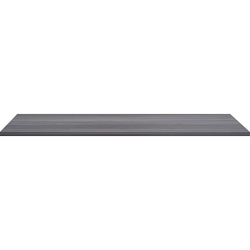 Lorell Relevance Series Tabletop 59.9" Width x 23.6" Depth x 1" Thickness Table Top - Straight Edge - Finish: Charcoal, Laminate (LLR16202)