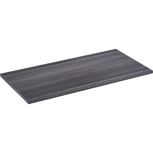 Lorell Relevance Series Tabletop 47.6" Width x 23.6" Depth x 1" Thickness Table Top - Straight Edge - Finish: Charcoal, Laminate (LLR16203)