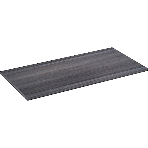 Lorell Relevance Series Tabletop 47.6" Width x 23.6" Depth x 1" Thickness Table Top - Straight Edge - Finish: Charcoal, Laminate (LLR16203)
