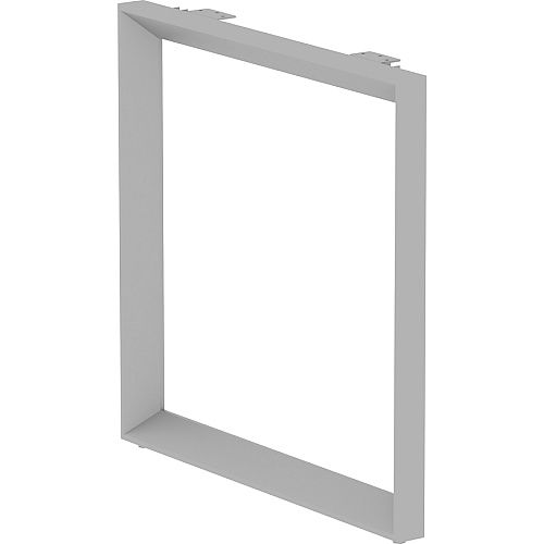 Lorell Relevance Series Desk-height Side Leg Frame 29.1" Height x 28.5" Width - Finish: Silver (LLR16205)