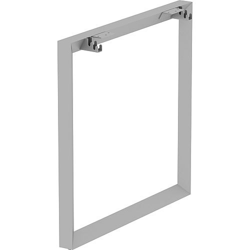 Lorell Relevance Series Desk-height Side Leg Frame 29.1" Height x 28.5" Width - Finish: Silver (LLR16205)