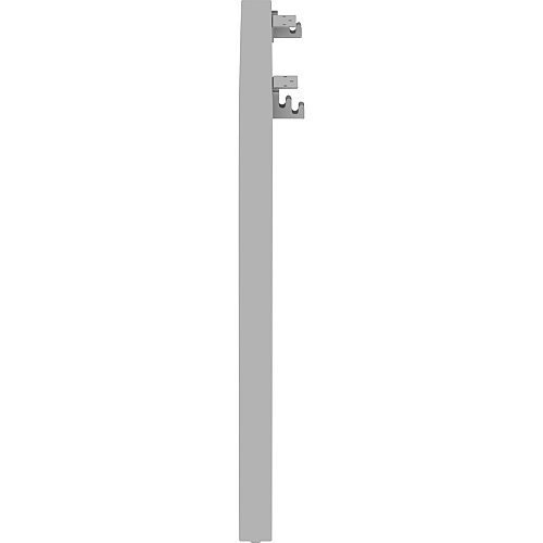 Lorell Relevance Series Desk-height Side Leg Frame 29.1" Height x 28.5" Width - Finish: Silver (LLR16205)