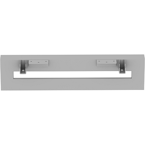 Lorell Relevance Series Short Side Leg Frame 5.3" Height x 23.1" Width - Finish: Silver (LLR16206)