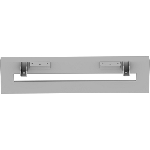 Lorell Relevance Series Short Side Leg Frame 5.3" Height x 23.1" Width - Finish: Silver (LLR16206)