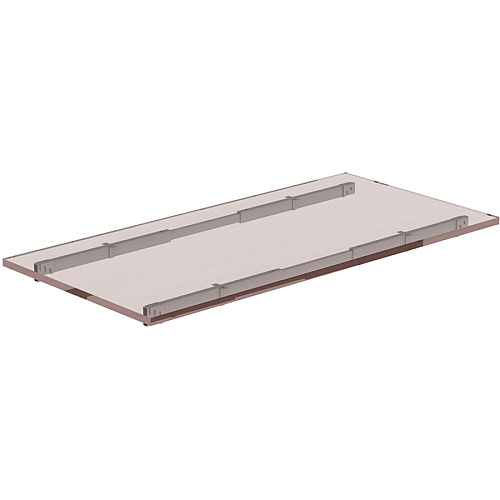 Lorell Adjustable Crossbar Set 67" Width - Silver - 2 / Set (LLR16208)