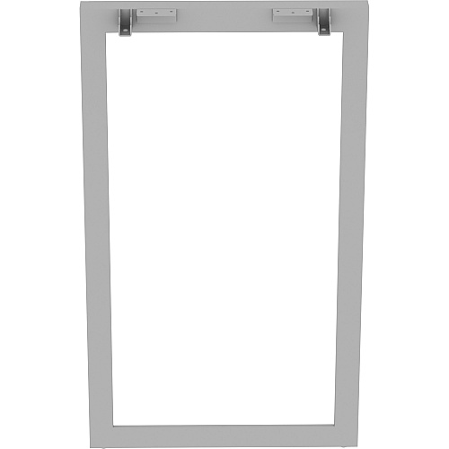 Lorell Relevance Standing-Height Side Leg Frame 40.4" Height x 23.3" Width - Finish: Silver (LLR16209)