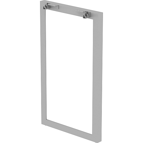 Lorell Relevance Standing-Height Side Leg Frame 40.4" Height x 23.3" Width - Finish: Silver (LLR16209)