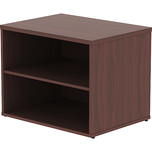 Lorell Relevance Series Storage Cabinet Credenza w/No Doors 23.1" Height x 29.5" Width x 22" Depth - 2 Shelve(s) - Finish: Mahogany, Laminate (LLR16214)