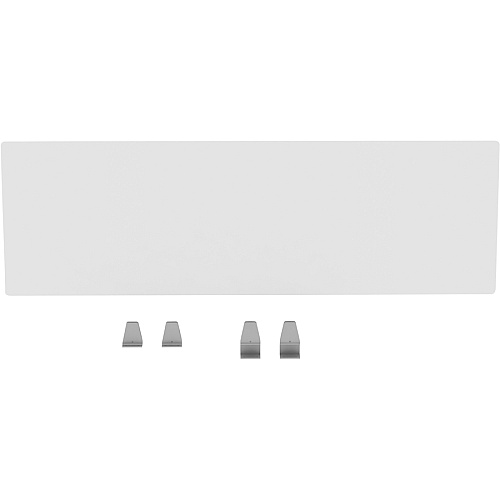 Lorell Relevance Series Modesty/Privacy Panel 49.3" Width x 15.8" Height - Clear - 1 Each (LLR16220)