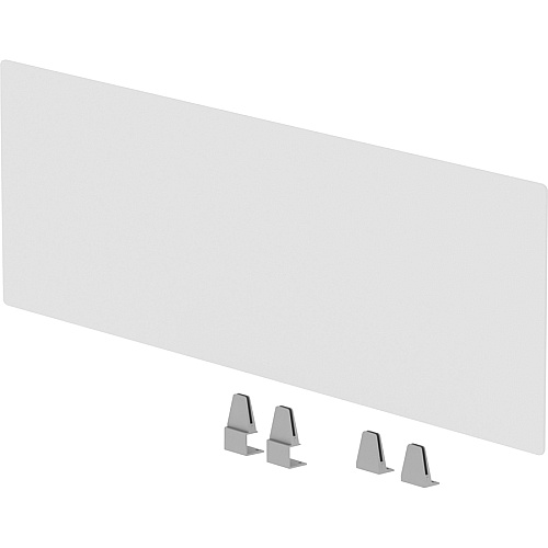 Lorell Relevance Series Modesty/Privacy Panel 49.3" Width x 15.8" Height - Clear - 1 Each (LLR16220)