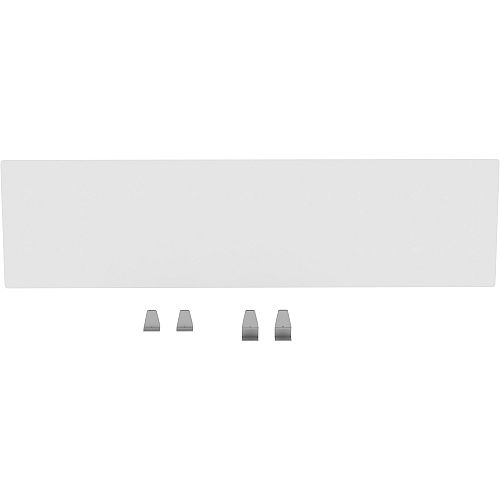 Lorell Relevance Series Modesty/Privacy Panel 59" Width x 15.8" Height - Clear - 1 Each (LLR16221)