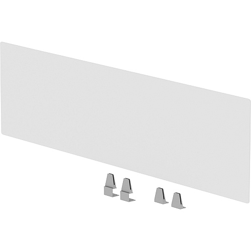 Lorell Relevance Series Modesty/Privacy Panel 59" Width x 15.8" Height - Clear - 1 Each (LLR16221)