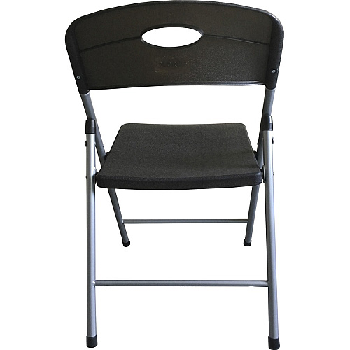 Lorell Heavy-duty Translucent Folding Chairs Smoke Seat Color - Plastic Seat Material - Smoke Back Color - Plastic Back Material - 4 / Carton (LLR62529)