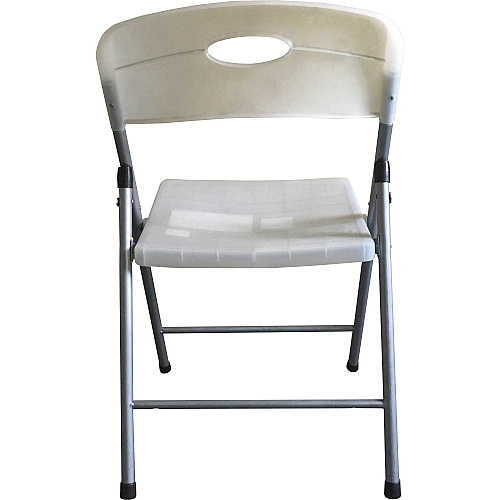 Lorell Heavy-duty Translucent Folding Chairs Clear Seat Color - Plastic Seat Material - Clear Back Color - Plastic Back Material - 4 / Carton (LLR62530)