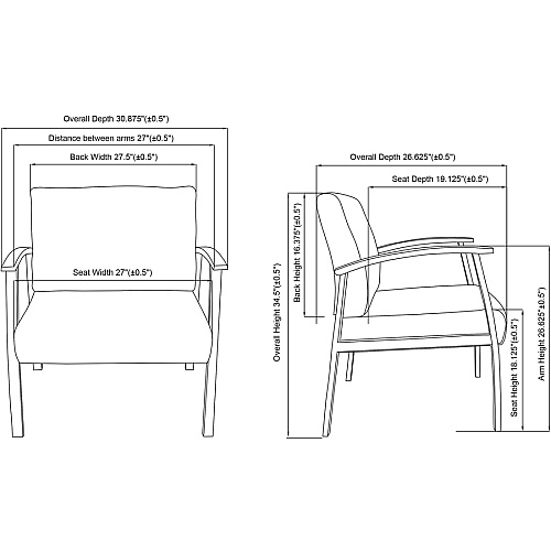 Lorell Big & Tall Guest Chair Steel Frame Material - Four-legged Base - Black - Bonded Leather - Armrest - 1 Each (LLR68557)
