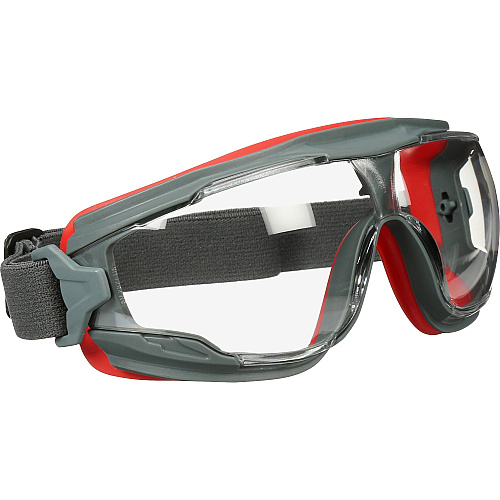 3M GoggleGear 500 Series Scotchgard Anti-Fog Goggles Recommended for: Eye - Splash, Ultraviolet, Ultraviolet Protection - Clear Lens - Gray Frame - 1 Each (GG501SGAF)