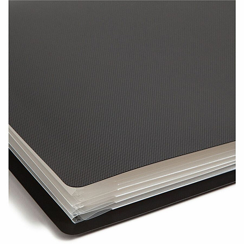 Smead Organized Up Letter Organizer Folder 8 1/2" x 11" - 50 Sheets Capacity - 8 Pocket(s) - Black - 1 Each (87722)