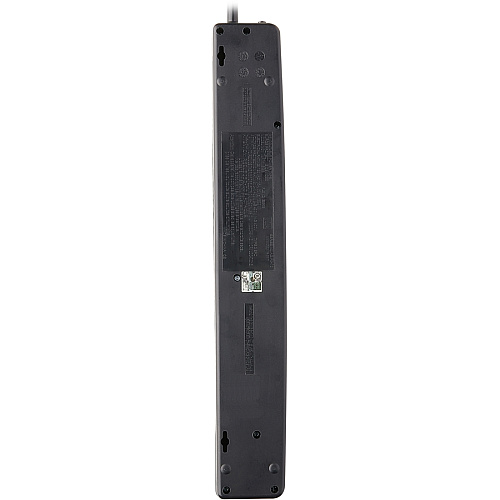 Tripp Lite by Eaton ECO-Surge 7-Outlet Surge Protector, 6 ft. (1.83 m) Cord, 1080 Joules, 6 Individually Controlled Outlets, Black Housing 7 x NEMA 5-15R - 1800 VA - 1080 J - 120 V AC Input - 120 V AC Output - 6 ft (TLP76MSGB)