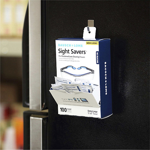 Bausch & Lomb Bausch + Lomb Sight Savers Lens Cleaning Tissues For Eyeglasses, Monitor, Camera Lens, Binocular - Anti-fog, Anti-static, Pre-moistened, Silicone-free, Individually Wrapped - Multi - 100/Box - 2 / Bundle (8574GMBD)